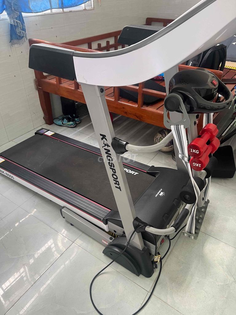 Máy chạy bộ King Sport BK-8000 Xám Đen Đã sử dụng. Mua bán Đồ thể thao, Dã ngoại tại Thành phố Long Xuyên An Giang được đăng bởi Hiếu Nguyễn Thanh hình 1