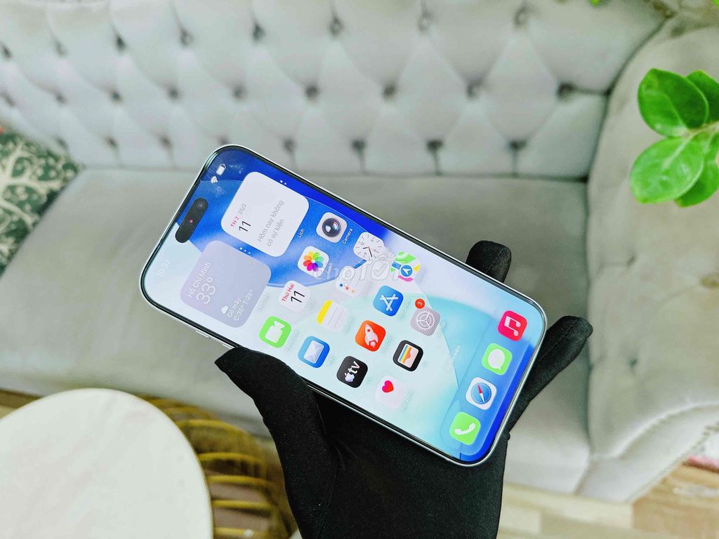 iPhone 17 Pro Max 1TB Trắng Mỹ pin 100% BH 11/2026. Mua bán Điện thoại tại Quận Hải Châu Đà Nẵng được đăng bởi Hoàng Anh Tuấn hình 1