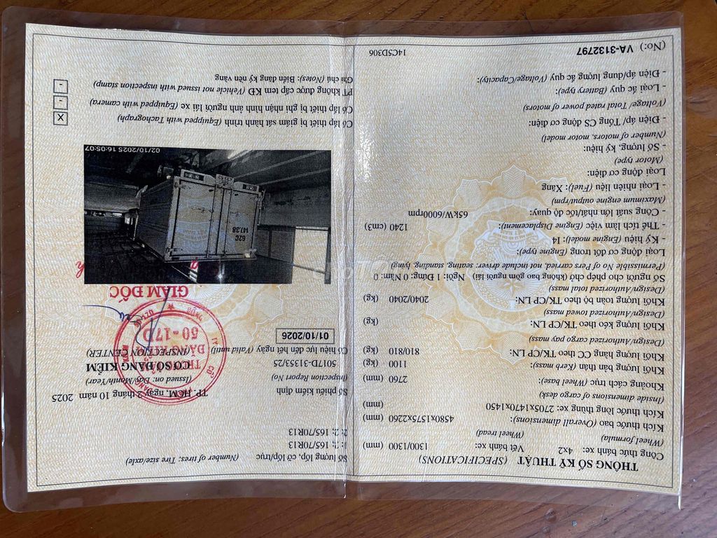 Xe tải thùng kín TMT 810kg đời 2020. Mua bán Xe tải, xe ben tại Huyện Bình Chánh Tp Hồ Chí Minh được đăng bởi Hàng Gia dụng nội địa nhật hình 4