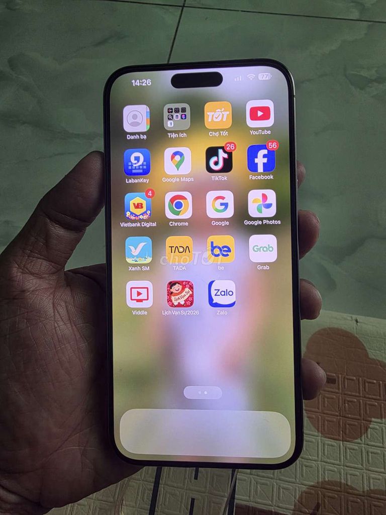 IPhone 15prm tự nhiên, mã vn, 1T, pin 87%. Mua bán Điện thoại tại Huyện Bình Chánh Tp Hồ Chí Minh được đăng bởi chinhchinh hình 1