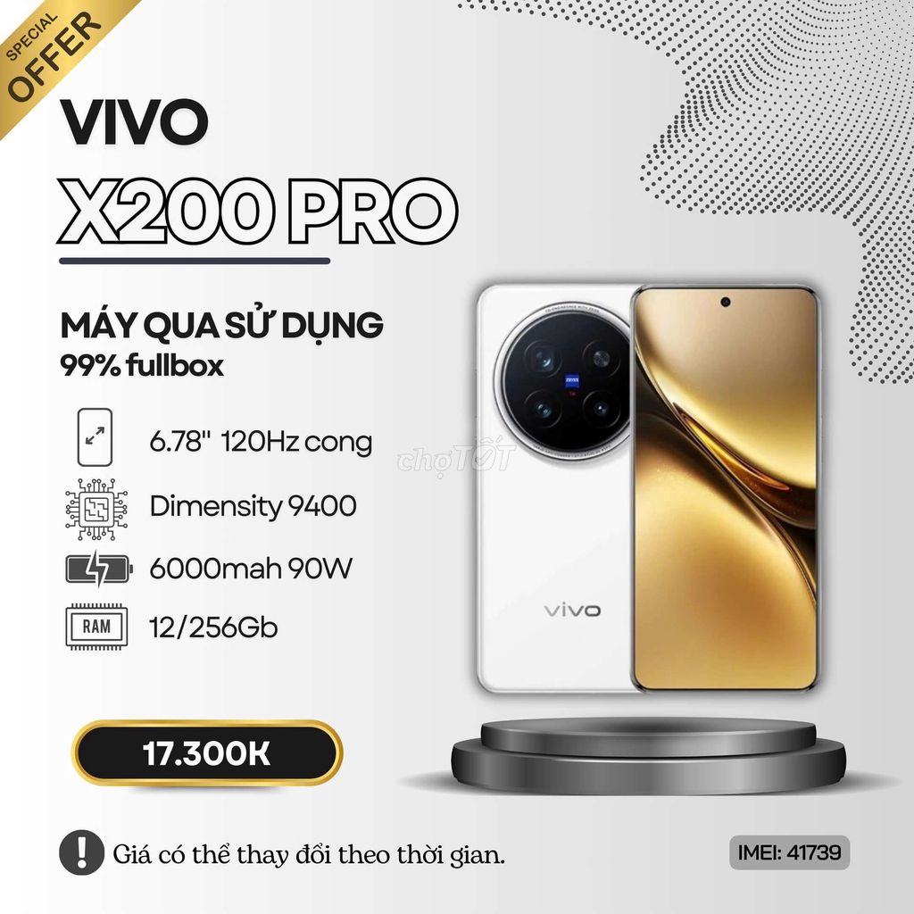 ⭐VIVO X200 PRO FULLBOX ĐỦ MÀU