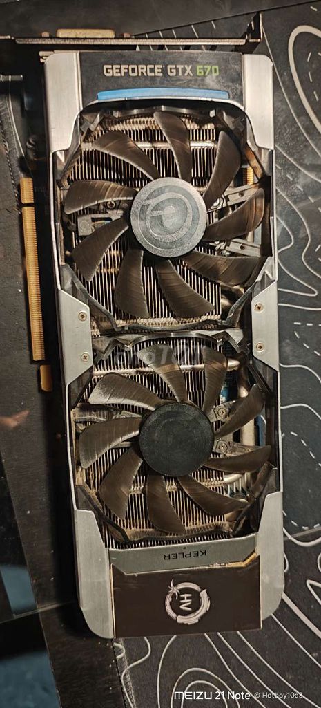 Card đồ họa NVIDIA GTX 670 Bạc. Mua bán Linh kiện (RAM, Card...) tại Huyện Trấn Yên Yên Bái được đăng bởi Hà Hoàng hình 1
