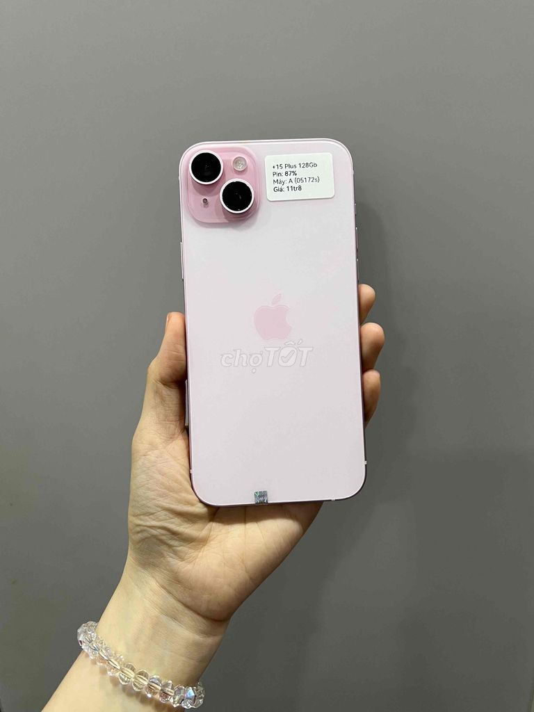 Apple iPhone 15 Plus 128GB Hồng Mỹ Pin zin 87 đẹp. Mua bán Điện thoại tại Huyện Hóc Môn Tp Hồ Chí Minh được đăng bởi SIRI STORE HCM hình 1