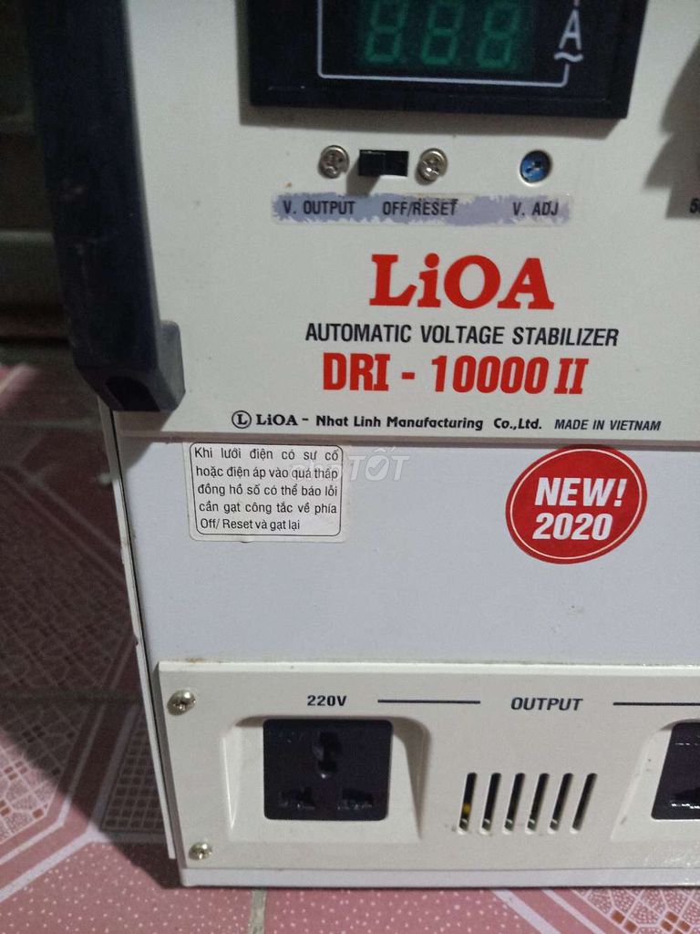 Ổn áp LIOA DRI - 10000 II 10000VA. Mua bán Đồ chuyên dụng, Giống nuôi trồng tại Thành phố Vĩnh Yên Vĩnh Phúc được đăng bởi Ka Phương hình 1