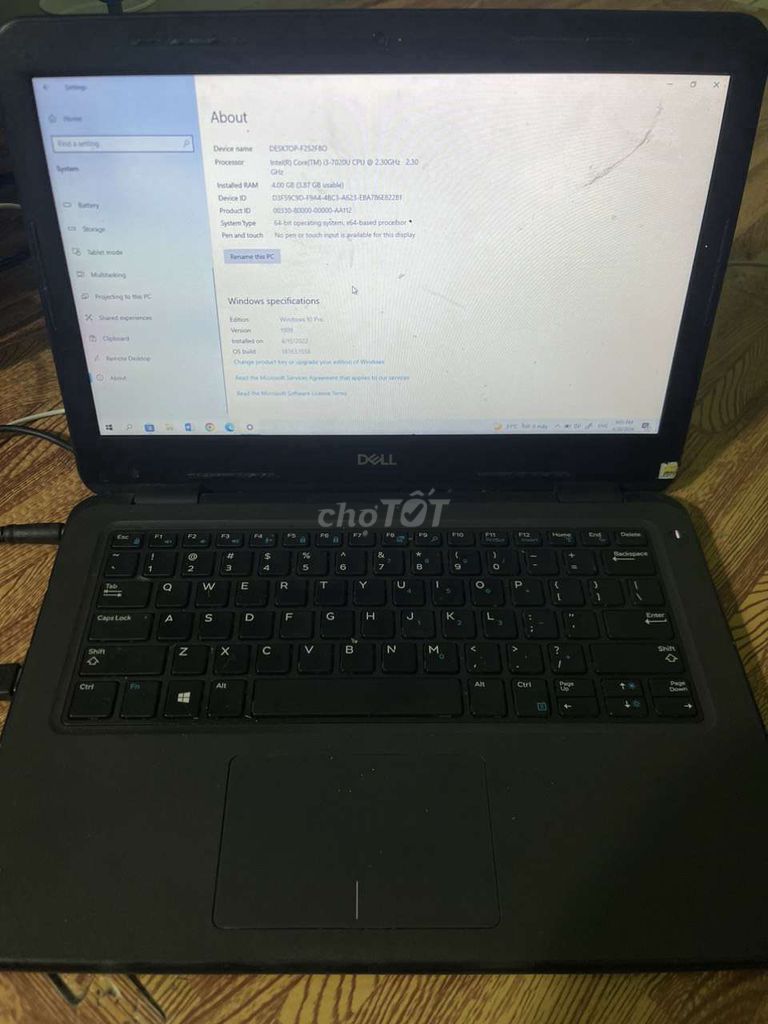 Laptop DELL I3 7020U Full chức năng