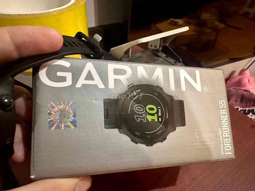 Garmin Forerunner 55 Đen. Mua bán Thiết bị đeo thông minh tại Quận Cầu Giấy Hà Nội được đăng bởi Minhnk hình 1