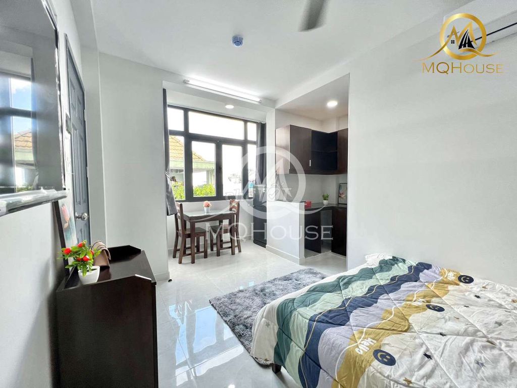 Studio cửa sổ gần Sân Bay Full nội thất giá sinh diên