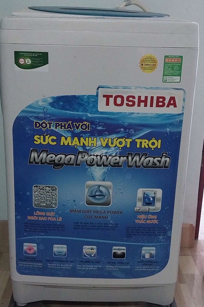 Máy giặt Toshiba Mega Power Wash 8.2kg Trắng. Mua bán Máy giặt tại Quận Hải An Hải Phòng được đăng bởi Phúc  hình 1
