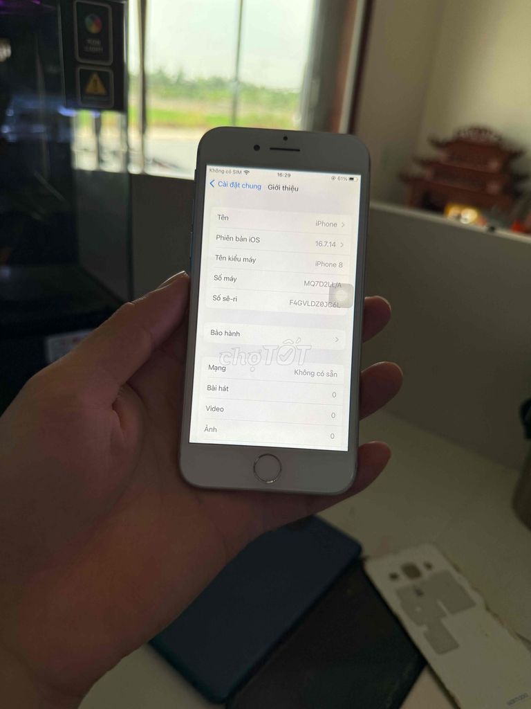 Apple iPhone 8 256GB Bạc Đã sử dụng. Mua bán Điện thoại tại Huyện Thuỷ Nguyên Hải Phòng được đăng bởi Hùng Nguyễn THP store hình 1