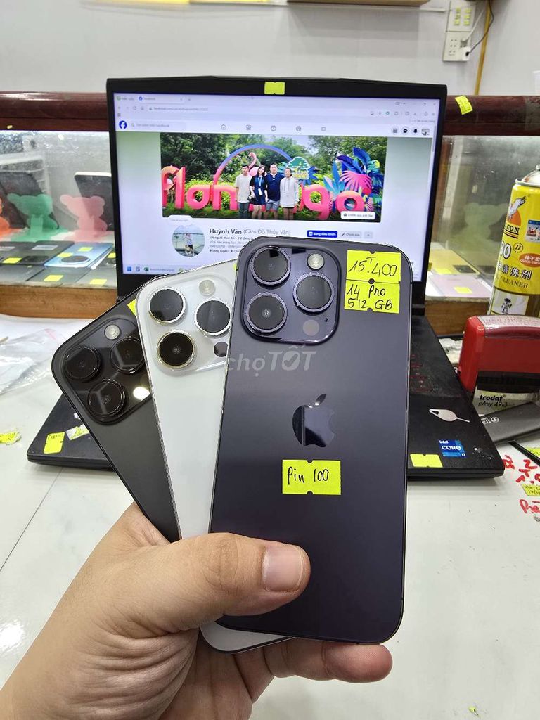 Apple iPhone 14 Pro - Có Ổ Sim. Mua bán Điện thoại tại Thành phố Long Xuyên An Giang được đăng bởi Facebook Cầm Đồ Thúy Vân hình 1