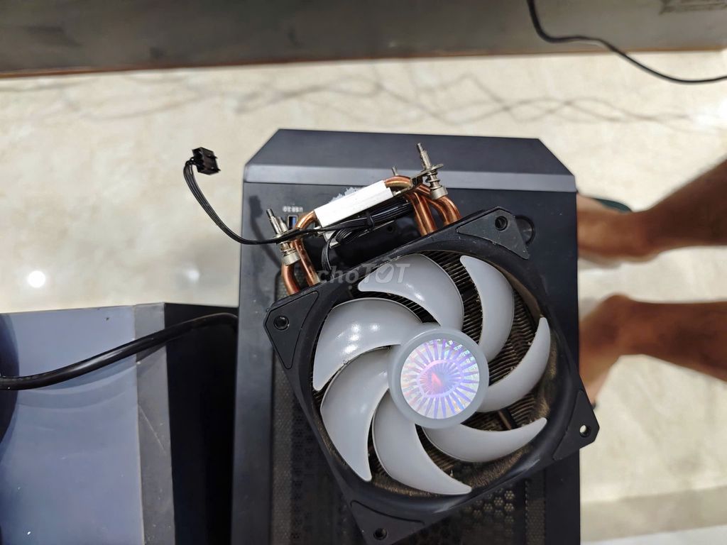 Tản nhiệt CPU Cooler Master Hyper 212 Spectrum V2. Mua bán Phụ kiện (Màn hình, Chuột...) tại Huyện Văn Giang Hưng Yên được đăng bởi Bàn Ghế Đồ deco phòng hình 1