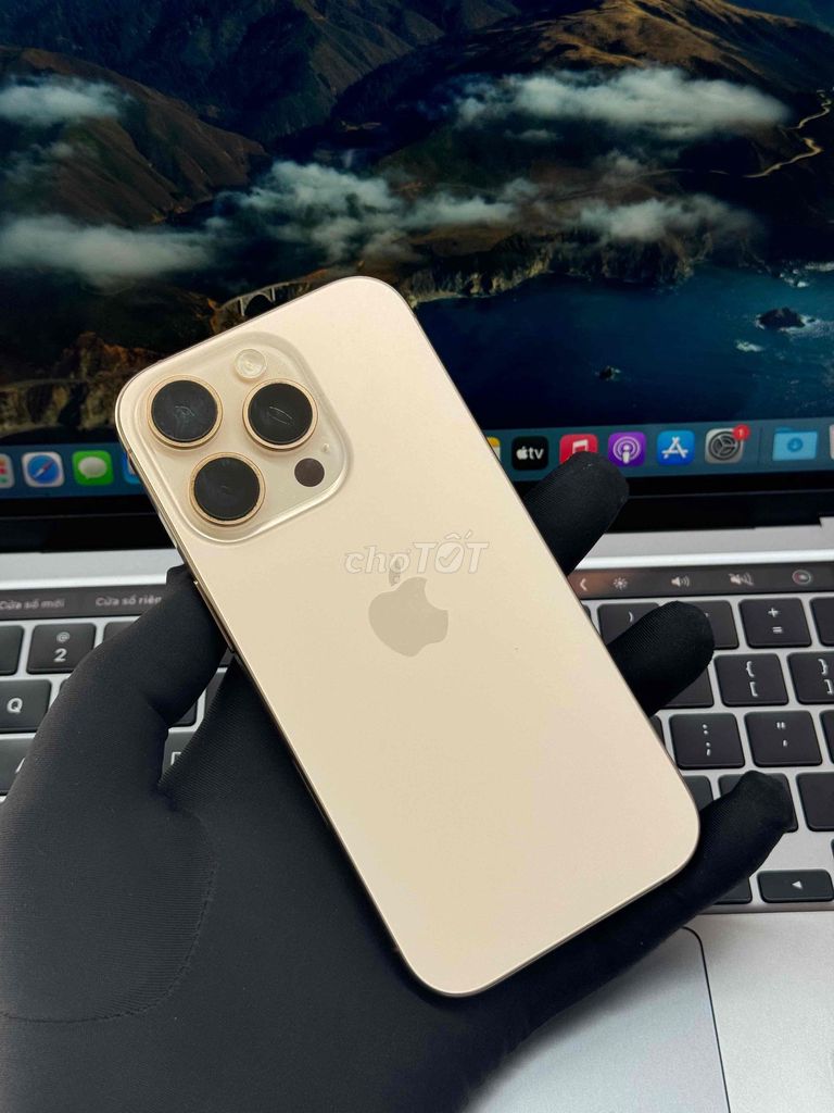 Apple iPhone 16 Pro - 128GB vàng Quốc tế. Mua bán Điện thoại tại Thành phố Biên Hòa Đồng Nai được đăng bởi DT MOBILE BIÊN HOÀ hình 1