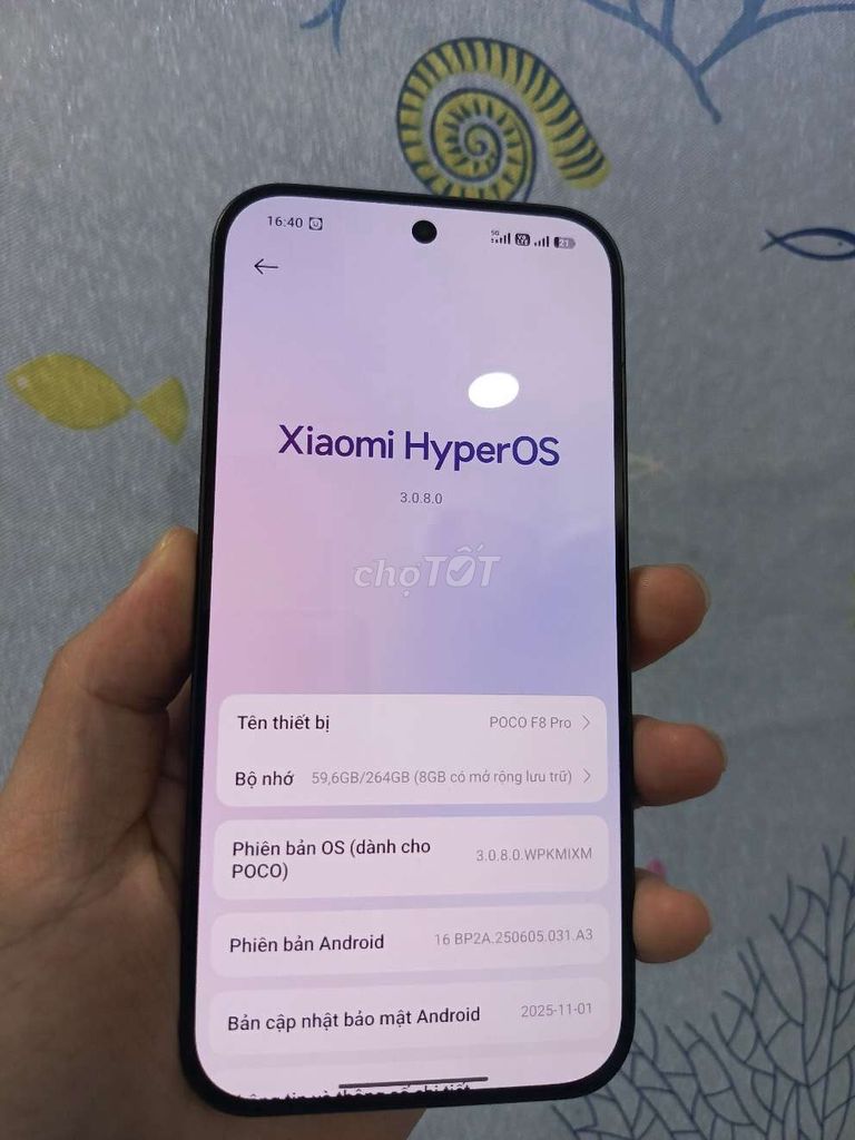 Poco F8 Pro 256GB Đen đẹp 99% trần. Mua bán Điện thoại tại Quận 7 Tp Hồ Chí Minh được đăng bởi Arsenal FC Mobile hình 1