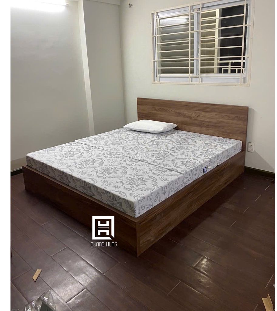  GIƯỜNG GỖ MDF-GIƯỜNG MDF-GIƯỜNG MDF-GIƯỜNG GỖ MDF. Mua bán Giường, chăn ga gối nệm tại Huyện Long Thành Đồng Nai được đăng bởi Nội Thất Quang Hùng TD hình 1