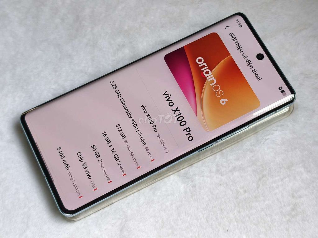 Vivo X100 Pro 16/512 đẹp zin. Mua bán Điện thoại tại Quận Bình Tân Tp Hồ Chí Minh được đăng bởi Hiếu hình 1