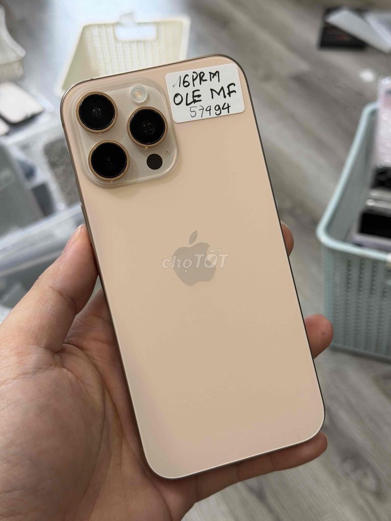 Apple iPhone 16 Pro Max 256GB Vàng oled mất face. Mua bán Điện thoại tại Quận Thanh Xuân Hà Nội được đăng bởi 170 Mobile Store  hình 1