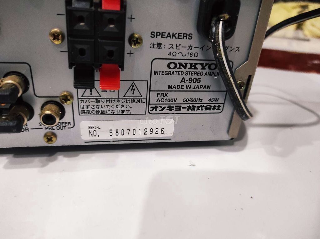 Ampli và Tuner Onkyo. Mua bán Tivi, Âm thanh tại Huyện Giồng Trôm Bến Tre được đăng bởi Lê hoàn hình 5