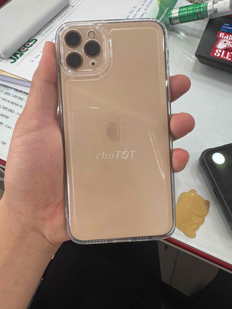 iPhone 11 Pro Max 64GB Vàng Đã sử dụng. Mua bán Điện thoại tại Thị xã Tân Uyên Bình Dương được đăng bởi Mr Tuấn hình 1