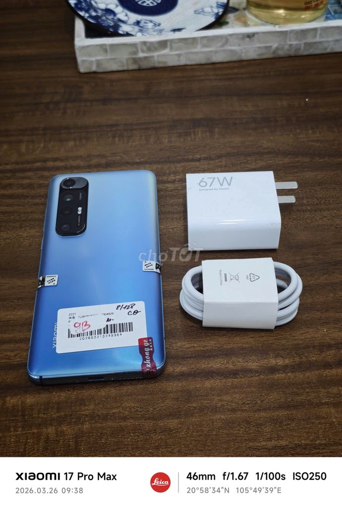 Xiaomi Mi 10S 8/128 Xanh sạc 67w có ship COD. Mua bán Điện thoại tại Quận Hoàng Mai Hà Nội được đăng bởi Trần Ngọc Hiếu hình 1