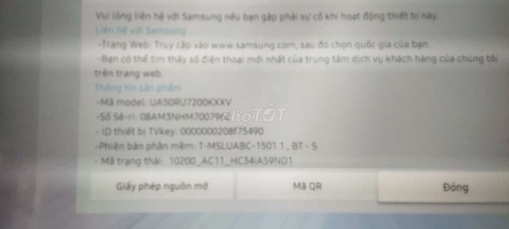 Tivi Samsung UA50RU7200KXXV 50 inch. Mua bán Tivi, Âm thanh tại Thành phố Dĩ An Bình Dương được đăng bởi  FUONG 4k hình 1