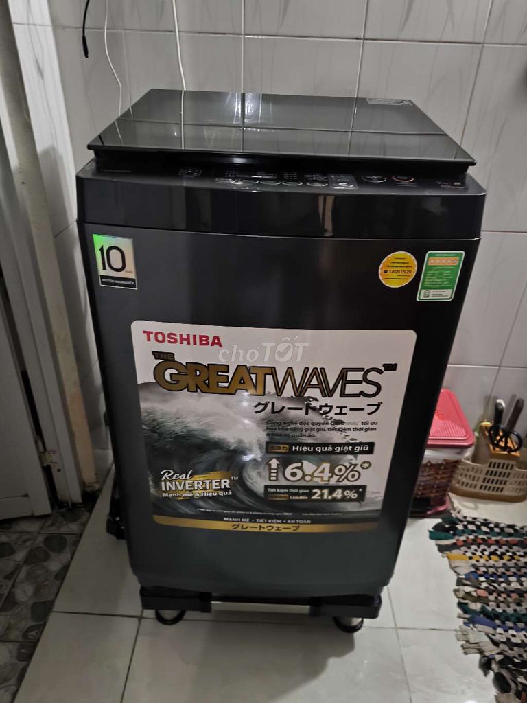 Máy giặt Toshiba 9kg AW-DK1000FV. Mua bán Máy giặt tại Thị xã Phú Mỹ Bà Rịa - Vũng Tàu được đăng bởi Trần Đoàn hình 1