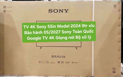 TV 4K Sony 55X77L 55in 4K Google TV BảoHành 5/2027