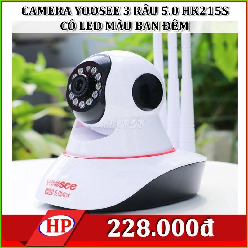 CAMERA YOOSEE XEM TỪ XA LED MÀU, ĐÀM THOẠI, DỂ CÀI