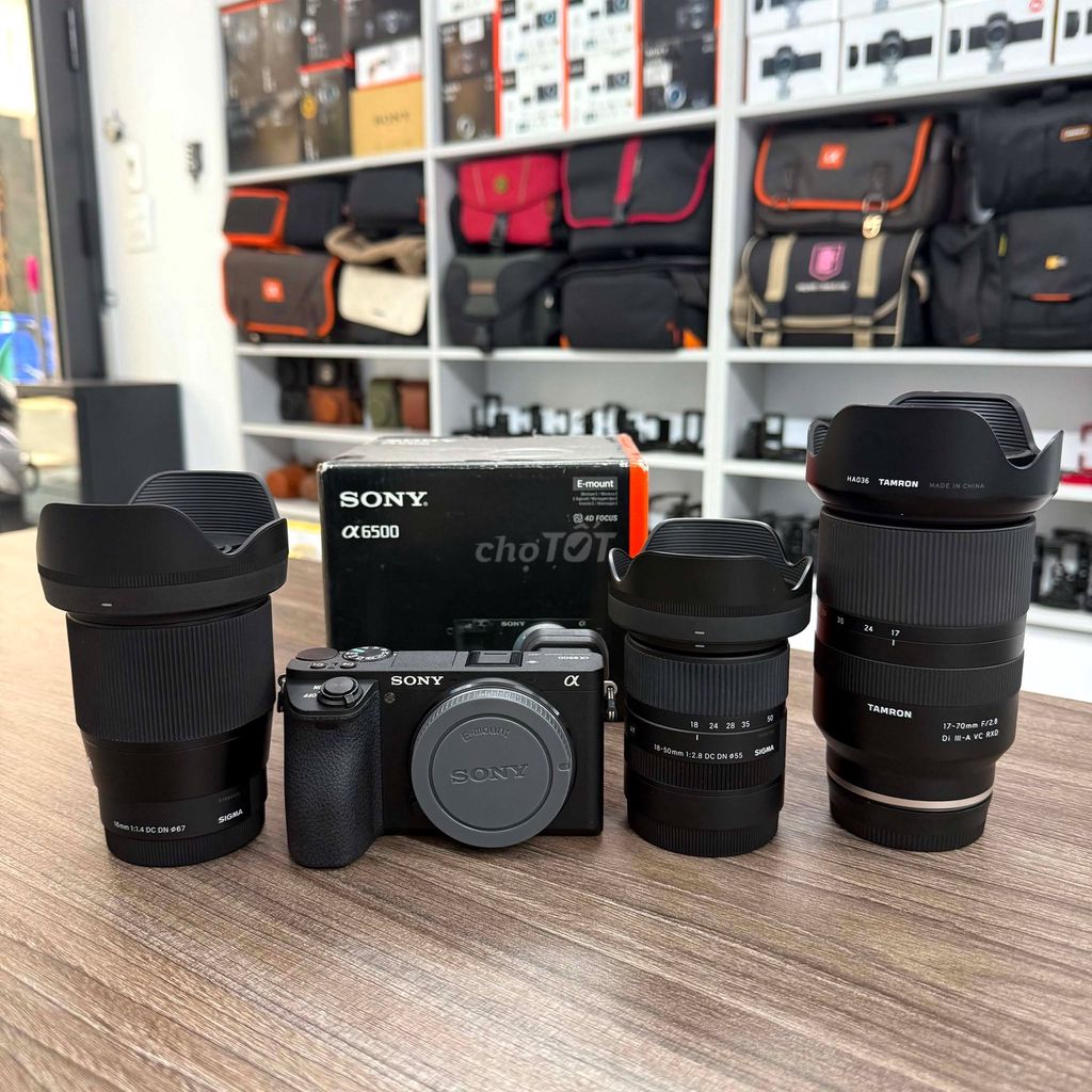 Sony A6500 & 18-50 F2.8 & 17-70 F2.8 & 16 F1.4. Mua bán Máy ảnh, Máy quay tại Quận Thanh Xuân Hà Nội được đăng bởi Nguyễn Cường Camera hình 1
