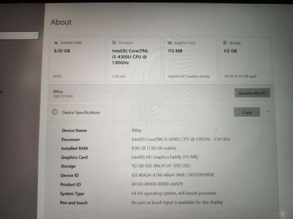 Laptop Dell Latitude E7440 i5-4300U 8GB/128GB. Mua bán Laptop tại Thị xã Tân Uyên Bình Dương được đăng bởi Thiên Nhất Bình hình 1