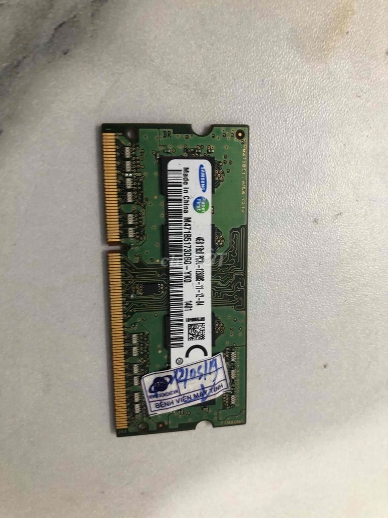 Ram Laptop Samsung 4GB. Bus 1280