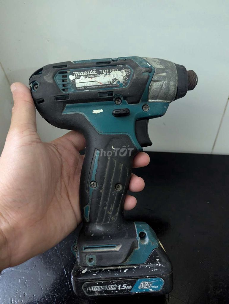 Máy vít Makita TD110D 12V 1.5Ah Đen, Xanh ngọc. Mua bán Đồ chuyên dụng, Giống nuôi trồng tại Thành phố Thuận An Bình Dương được đăng bởi Nguyễn Đạt hình 1