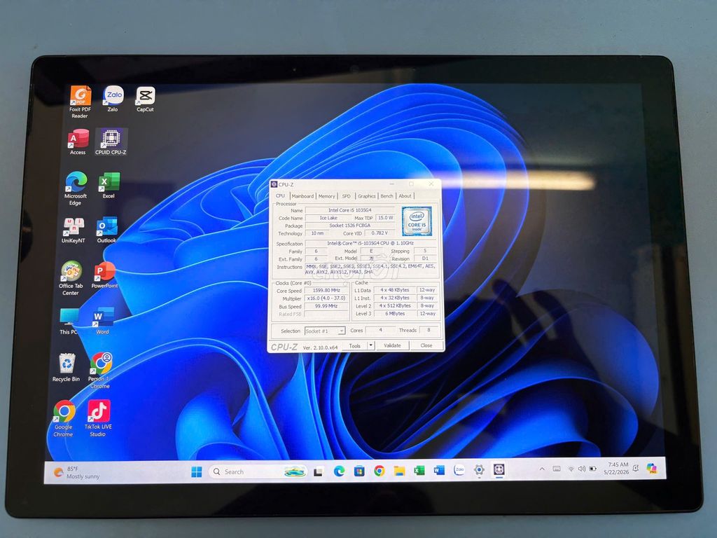 Microsoft Surface Pro 7 i5 8GB/256GB. Mua bán Máy tính bảng tại Quận 5 Tp Hồ Chí Minh được đăng bởi GEN JUNO hình 1