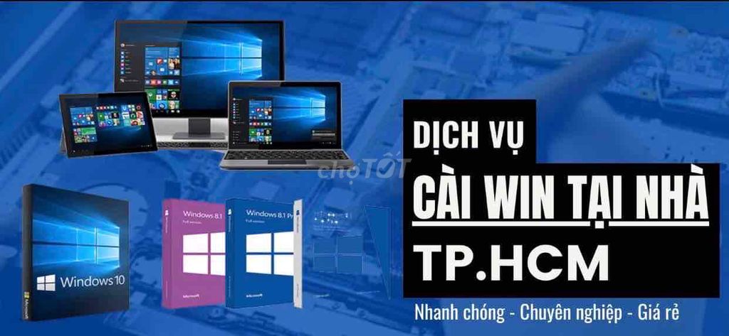 Dịch Vụ Cài Win Bảo Trì Máy Tính Tại Nhà HCM