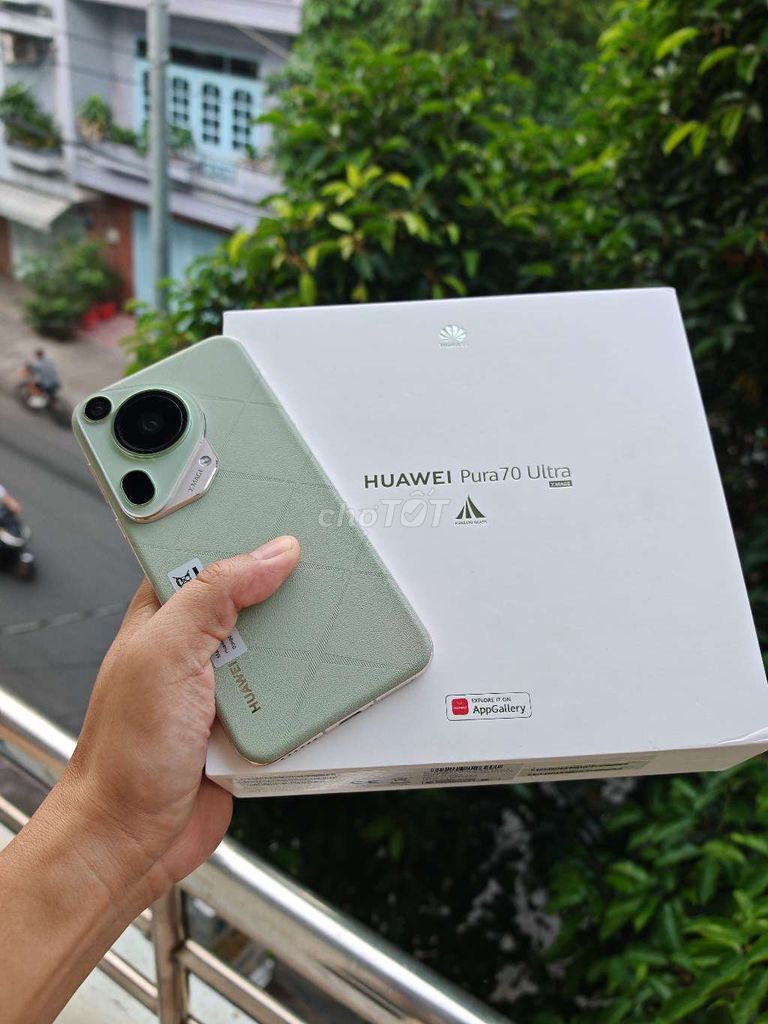 Huawei Pura 70 Ultra 16/512G Xanh Quốc tế Fullbox