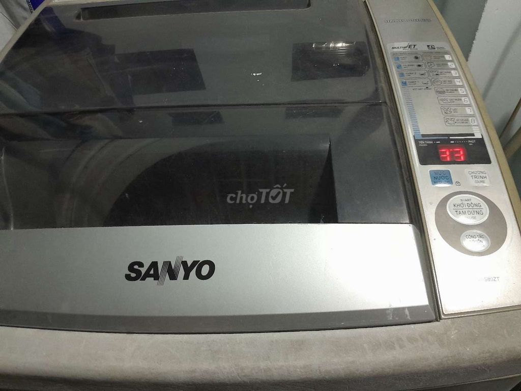 Máy giặt Sanyo 8kg Xám Đã sử dụng. Mua bán Máy giặt tại Quận Phú Nhuận Tp Hồ Chí Minh được đăng bởi Chị Đào hình 1