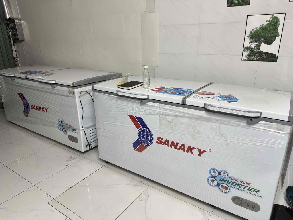 Tủ đông SANAKY Inverter Trắng. Mua bán Tủ lạnh tại Quận Cẩm Lệ Đà Nẵng được đăng bởi Na Linh hình 1