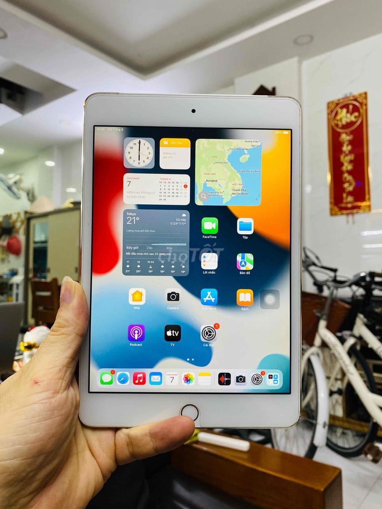 iPad Mini 4 zin, wifi+4G, sạch icl, full cn. Mua bán Máy tính bảng tại Quận Tân Bình Tp Hồ Chí Minh được đăng bởi ANH ĐỨC Store hình 1