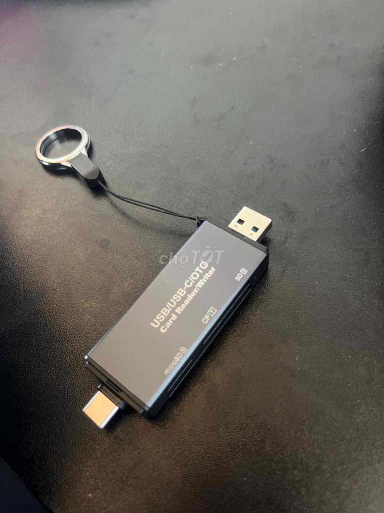 Đầu đọc thẻ nhớ Đen USB/USB-C/OTG Mất nắp. Mua bán Phụ kiện (Màn hình, Chuột...) tại Quận Gò Vấp Tp Hồ Chí Minh được đăng bởi Anh Sơn hình 1