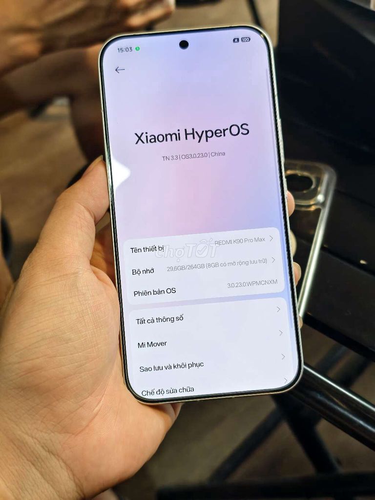 Xiaomi K90 Pro Max 256GB Xám 99%. Mua bán Điện thoại tại Quận Thanh Xuân Hà Nội được đăng bởi KING STORE hình 1