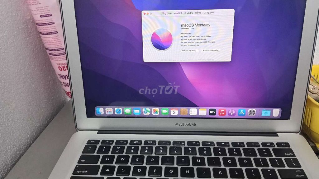 Apple MacBook Air i5 8GB/128GB. Mua bán Laptop tại Huyện Kim Thành Hải Dương được đăng bởi Nguyễn Duyên hình 1