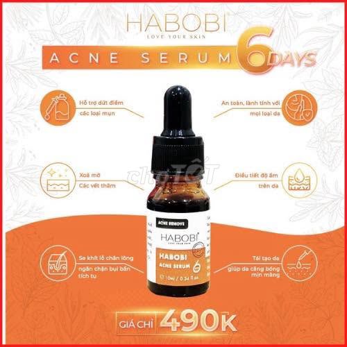 Serum trị mụn Habobi 10ml. Mua bán Phụ kiện thời trang khác tại Quận 5 Tp Hồ Chí Minh được đăng bởi Hội Đồ Điện Tử hình 1
