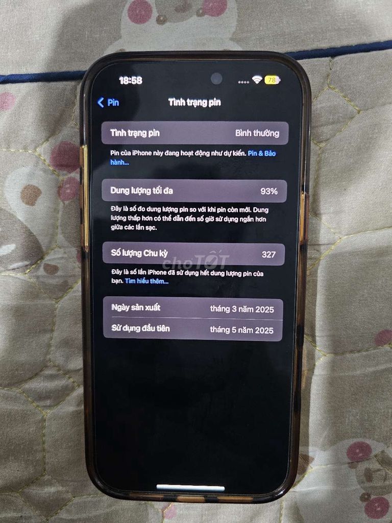 iPhone 16 Pro Max 256GB. Mua bán Điện thoại tại Thành phố Thuận An Bình Dương được đăng bởi Thieu quang hình 1