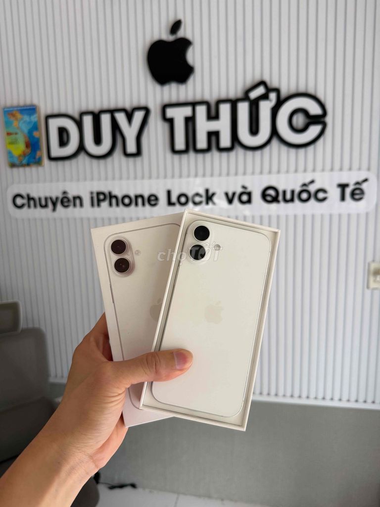Apple iPhone 16 Plus 128GB Trắng Mỹ LL/A LikeNew. Mua bán Điện thoại tại Quận Ninh Kiều Cần Thơ được đăng bởi Duy Thức chuyên iphone Lock Cần Thơ hình 1