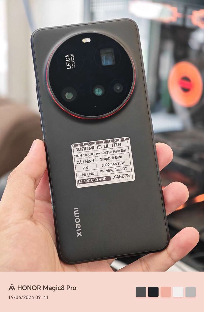 Xiaomi 15 Ultra 12/256GB Đen,Trắng Fullbox Rom TV. Mua bán Điện thoại tại Quận Ninh Kiều Cần Thơ được đăng bởi Zelda Phone hình 1