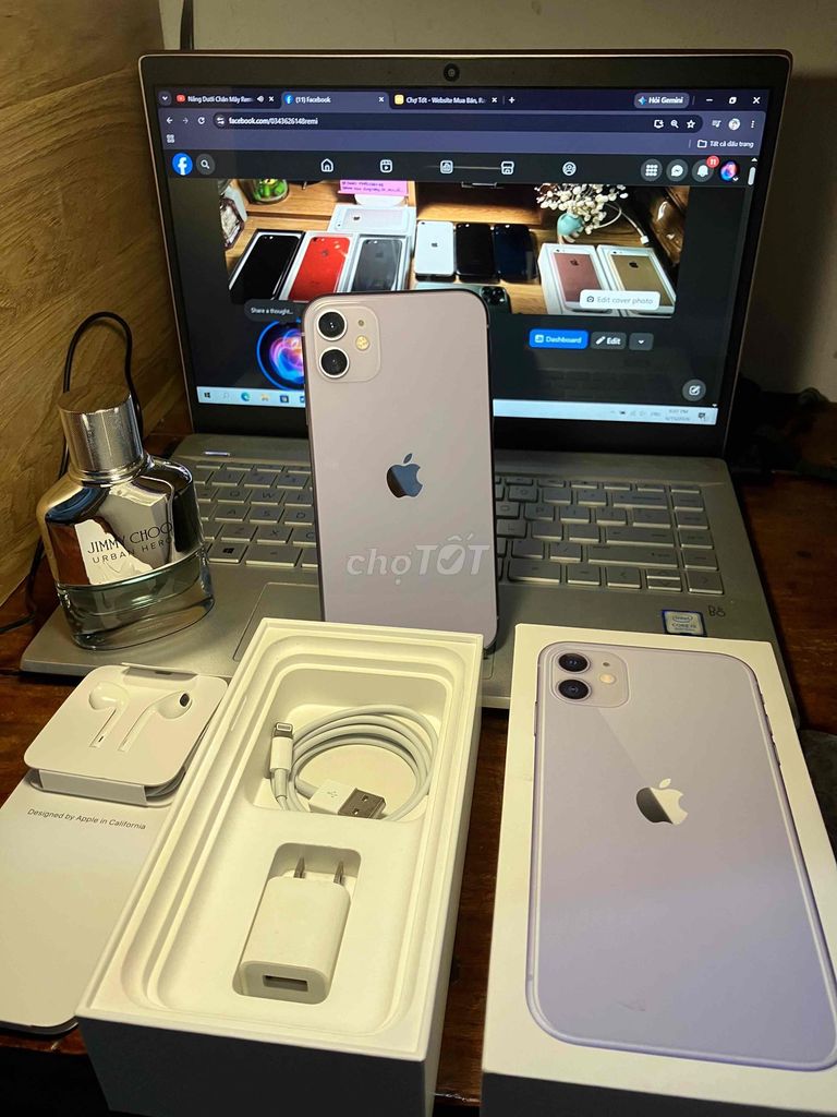 iPhone 11 64GB Tím Fullbox. Mua bán Điện thoại tại Thành phố Vĩnh Long Vĩnh Long được đăng bởi Ré Mi hình 1
