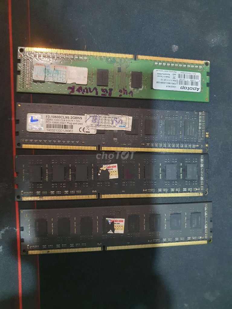 RAM DDR3 8GB 2 thanh và 2G 2 thanh  Lỗi. Mua bán Linh kiện (RAM, Card...) tại Huyện Mê Linh Hà Nội được đăng bởi Hoàng tài hình 1