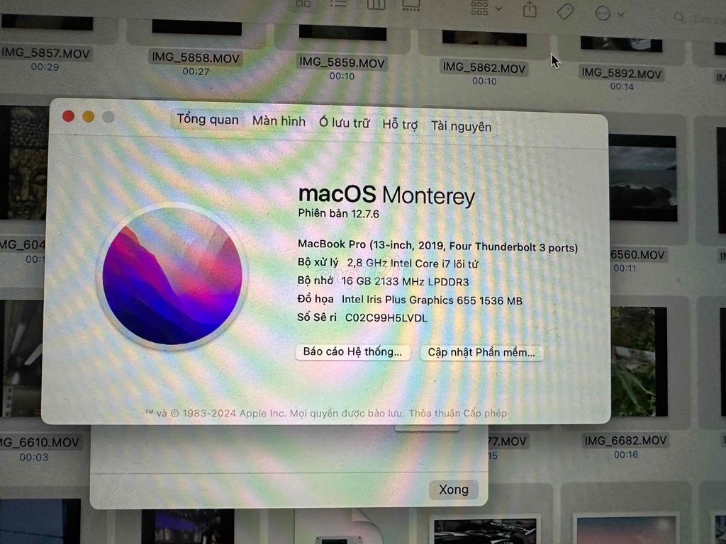 Apple MacBook Pro i7 16GB/1TB SSD. Mua bán Laptop tại Quận Cẩm Lệ Đà Nẵng được đăng bởi Long hình 1