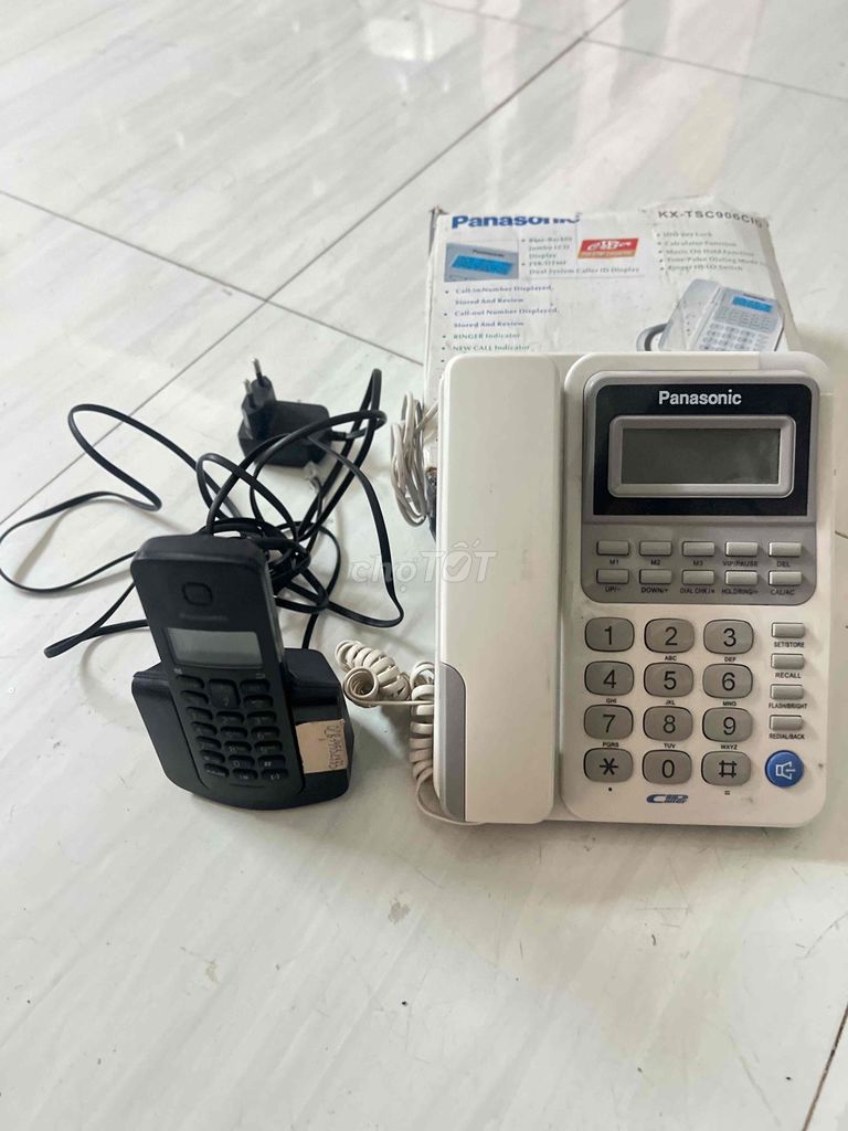 Điện thoại bàn Panasonic Trắng. Mua bán Điện thoại tại Quận 8 Tp Hồ Chí Minh được đăng bởi Tân Võ hình 1