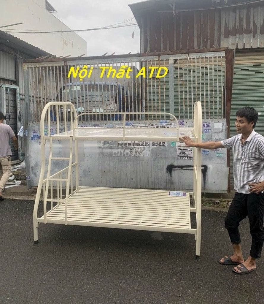 Giường tầng (Giường tầng (Giường tầng (Giường tầng. Mua bán Giường, chăn ga gối nệm tại Quận 5 Tp Hồ Chí Minh được đăng bởi Trang Nguyễn hình 1