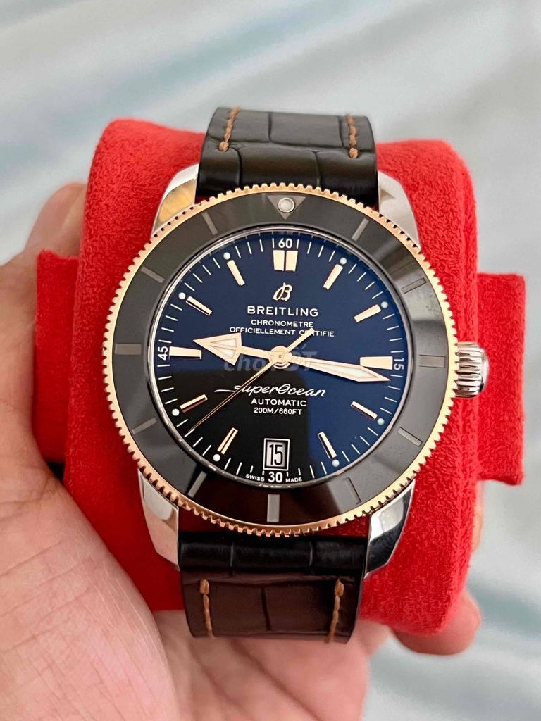 Breitling Super Ocean UB2010 Demi Hồng 18K